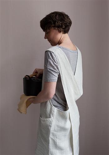 linen apron dress